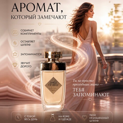 Парфюм "Аромат красавицы" (Smell of Belle) |100 мл + ПОДАРОК